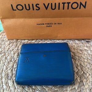 Blue LV wallet